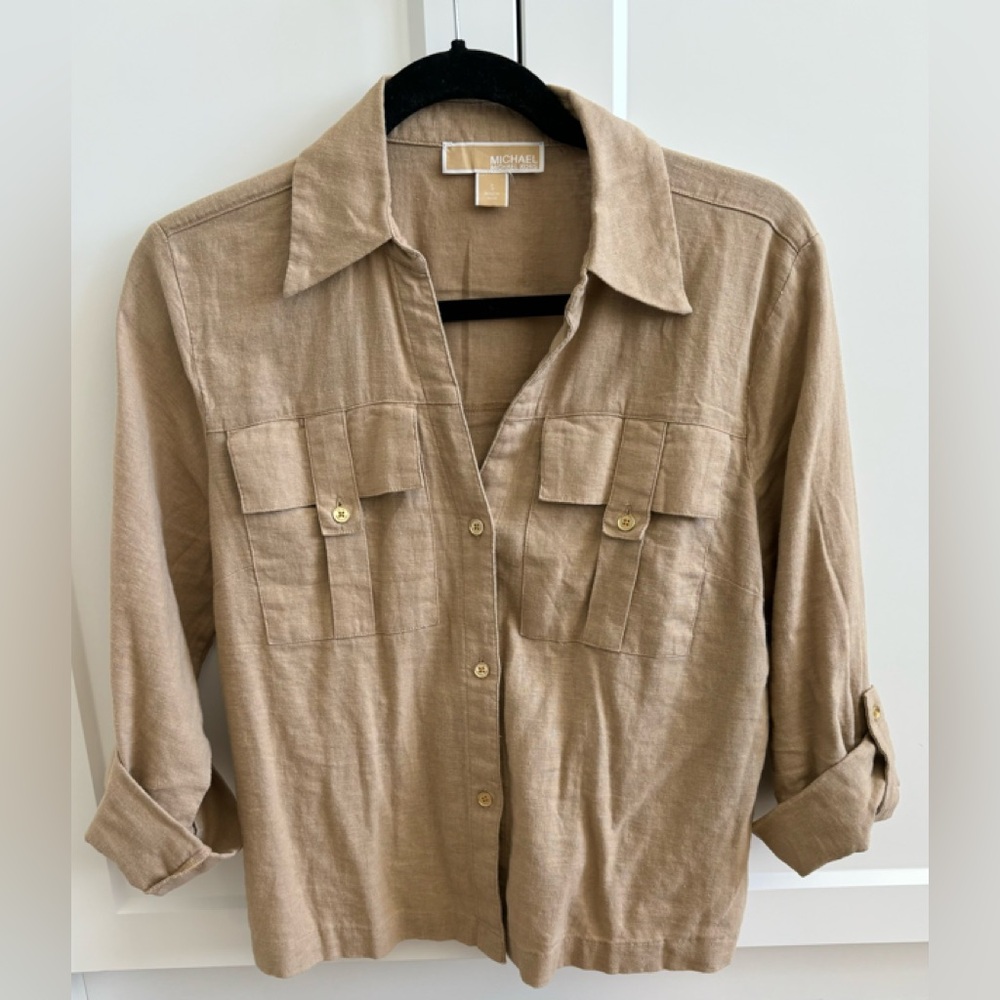 Michael Kors Linen Blouse